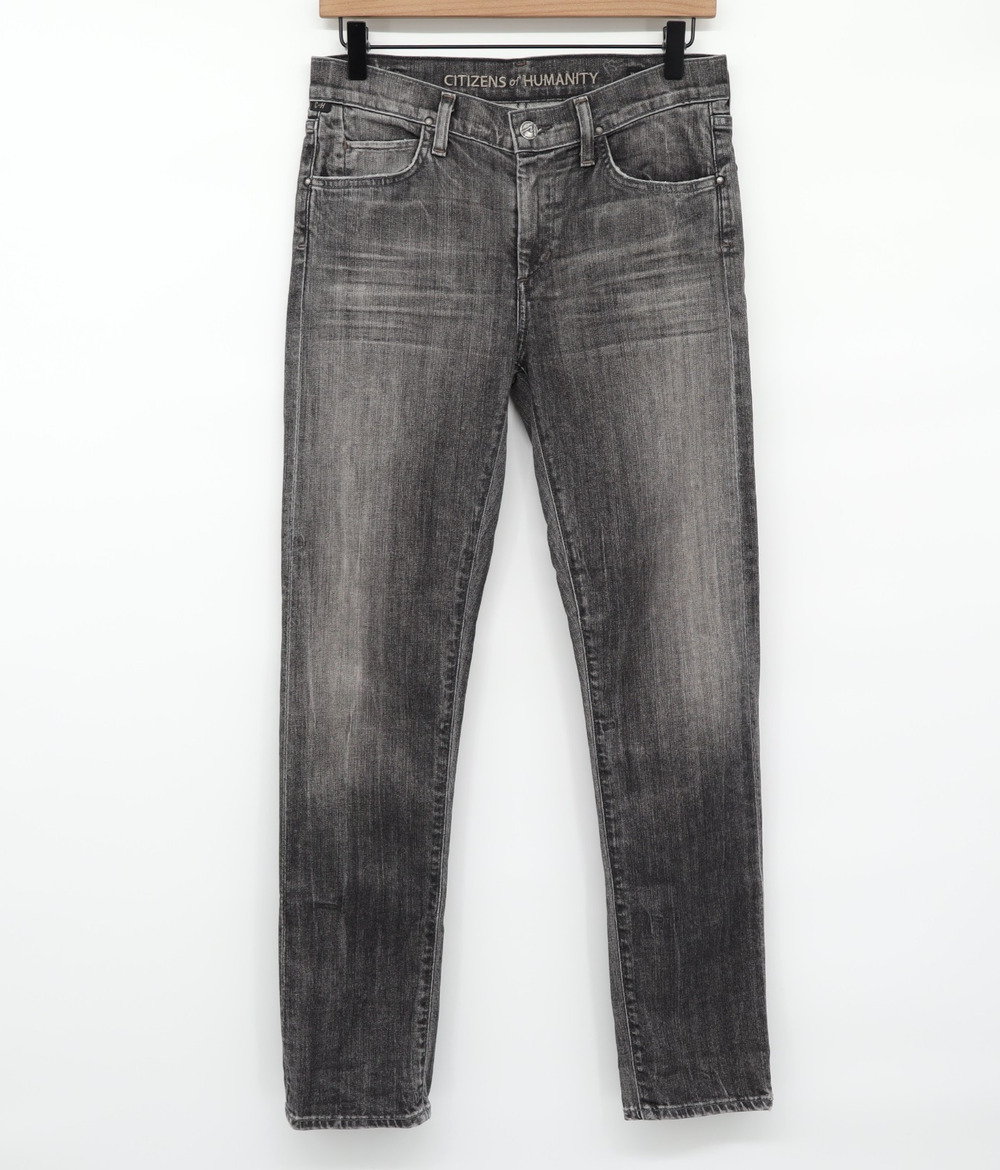 Citizens Of Humanity NWT Mandy 28x29 High Waist Retro Slim Wash Black
